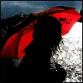 Red umbrella