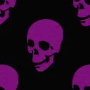 Purple Skull Pattern