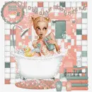 Taking a bath girl