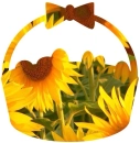 Sunflower Basket