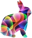 Colorful Bunny