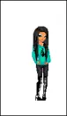 Pretty black haired doll
