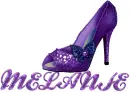 Melanie Purple High Heel Shoe