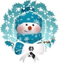 Snowman Wreath
