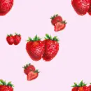 Strawberry seamless background