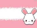 Cute little cartoon bunny background