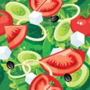 salad seamless background