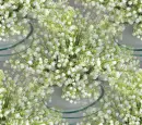 Lily of the valley seamless background 