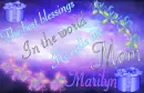 Marilyn -The best blessings...