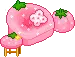 Strawberry Room Couch