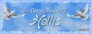 In memory of.. Hollis