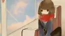 Anime girl with brown hair