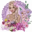 Spring flowers/girl