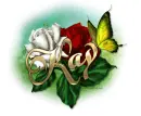 Kay-Red n White Roses