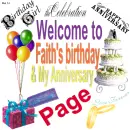 Welcome to Faith's birthday...