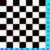 checker board and dots