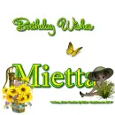 Mietta - Birthday Wishes - Girl