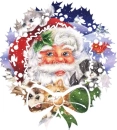 Santa Wreath
