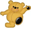 Orange Dancing Bear