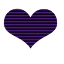 purple emo heart
