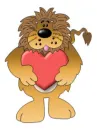 Cute Lion Heart