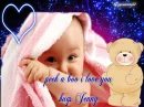 peek a boo  i love you hugs jenny
