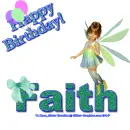 Faith - Happy Birthday - Bow