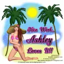 Ashley loves it