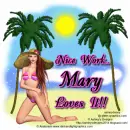 Mary loves it