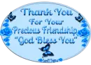 Thank you for your precious friendship