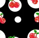 cherries seamless background