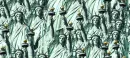 Statue of Liberty Seamless background