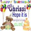 Chrissi -Happy Birthday