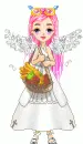 Pink haired angel
