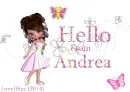 Hello from Andrea