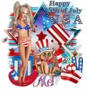 Happy 4th of july/USA/Mel