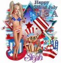 Happy 4th of july/USA/Steph