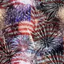 Fireworks seamless background