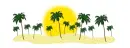 Divider (summer,beach scene)