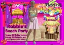 Robbie -Beach Party Happy Birthday