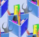 School supplies - background