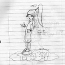 yes i drew this angle/tom boy!!!!
