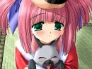 pink with cat