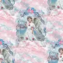 Angel background with sparkles