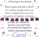 Carol -A blessing to my...