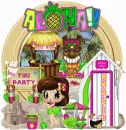 Aloha tiki party/little girl summer/Robbie