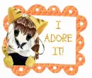 'I adore it' Chibi 