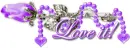 Love It! <Purple Rose Glitter>