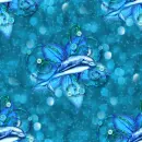Fantasy dolphins (seamless)