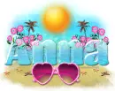 Anna-Pink Summer Glasses